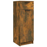 Vidaxl badkamerkast 32x34x90 cm bewerkt hout gerookt eikenkleurig