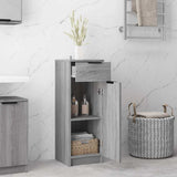 Vidaxl badkamerkast 32x34x90 cm bewerkt hout grijs sonoma eikenkleurig