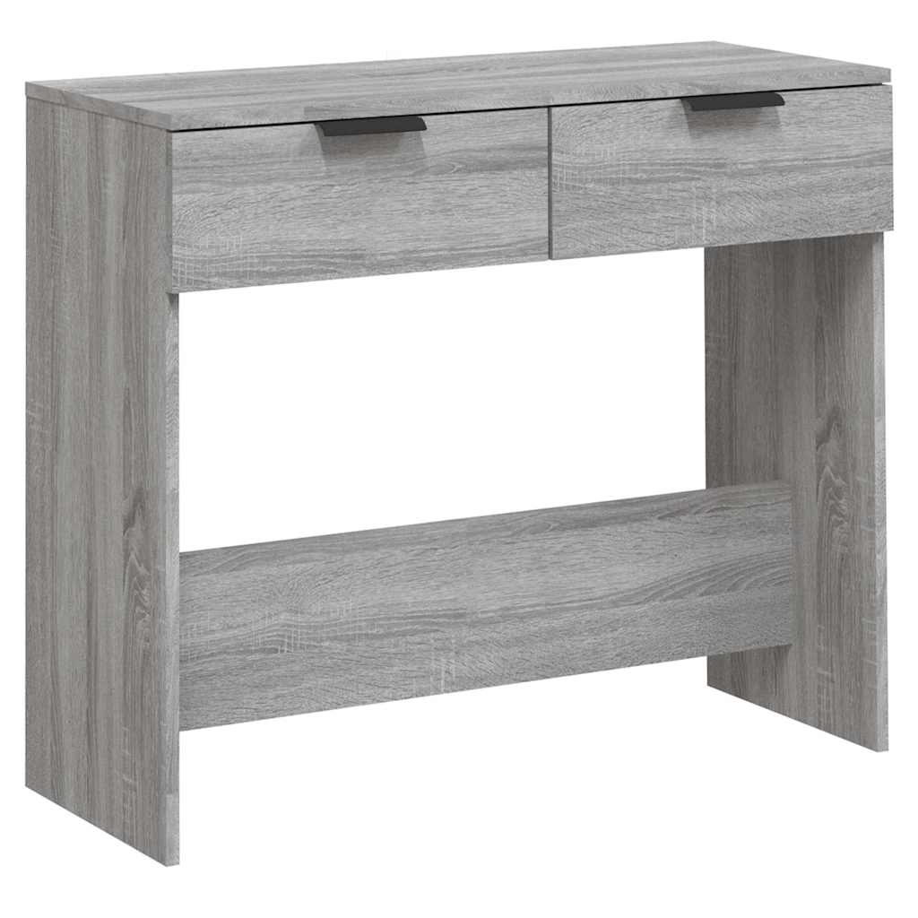 Vidaxl wandtafel 90x36x75 cm bewerkt hout grijs sonoma eikenkleurig