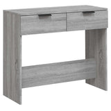 Vidaxl wandtafel 90x36x75 cm bewerkt hout grijs sonoma eikenkleurig