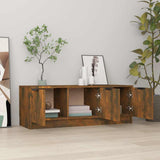 Vidaxl tv-meubel 102x35x36,5 cm bewerkt hout gerookt eikenkleurig