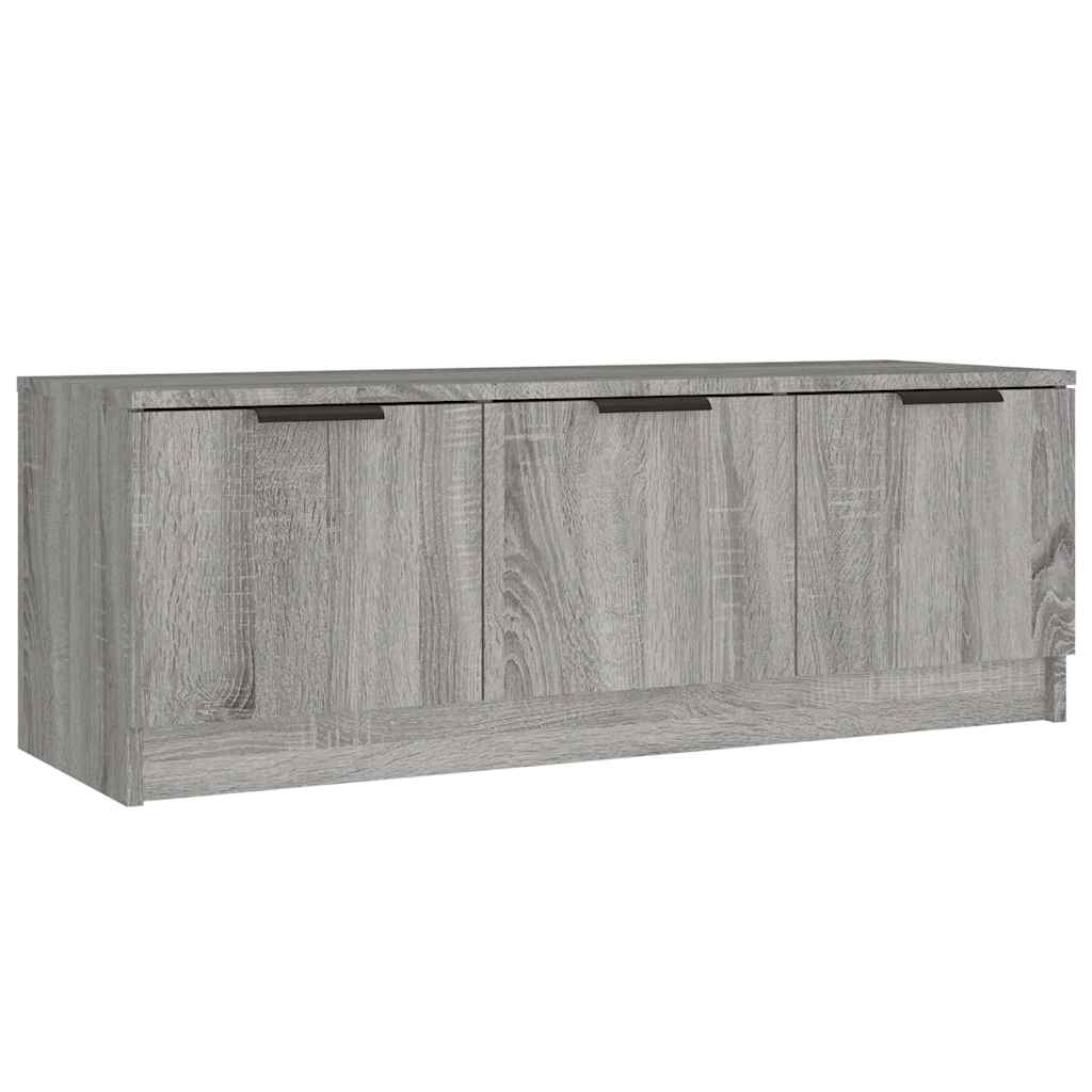 Vidaxl tv-meubel 102x35x36,5 cm bewerkt hout grijs sonoma eikenkleurig