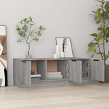 Vidaxl tv-meubel 102x35x36,5 cm bewerkt hout grijs sonoma eikenkleurig