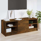 Vidaxl tv-meubel 102x35,5x36,5 cm bewerkt hout gerookt eikenkleurig