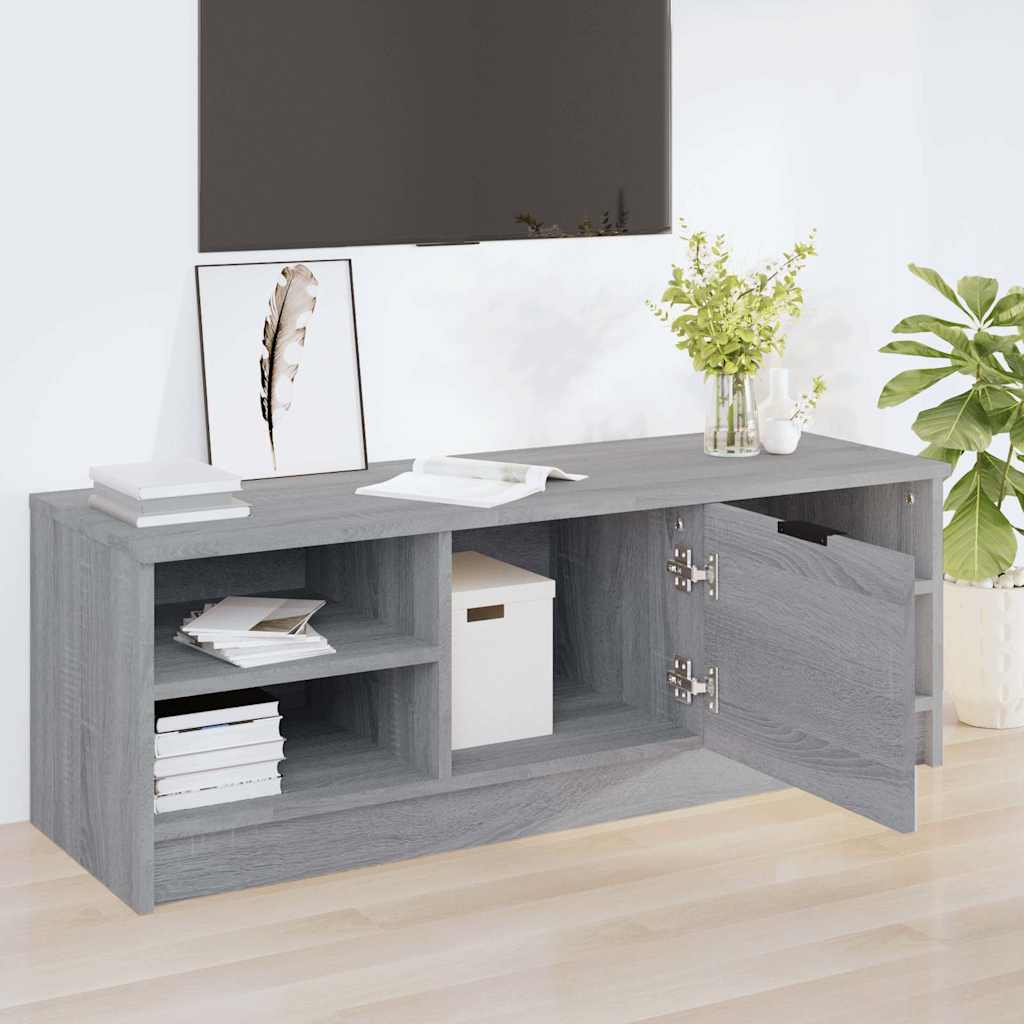 Vidaxl tv-meubel 102x35,5x36,5 cm bewerkt hout grijs sonoma eikenkleur