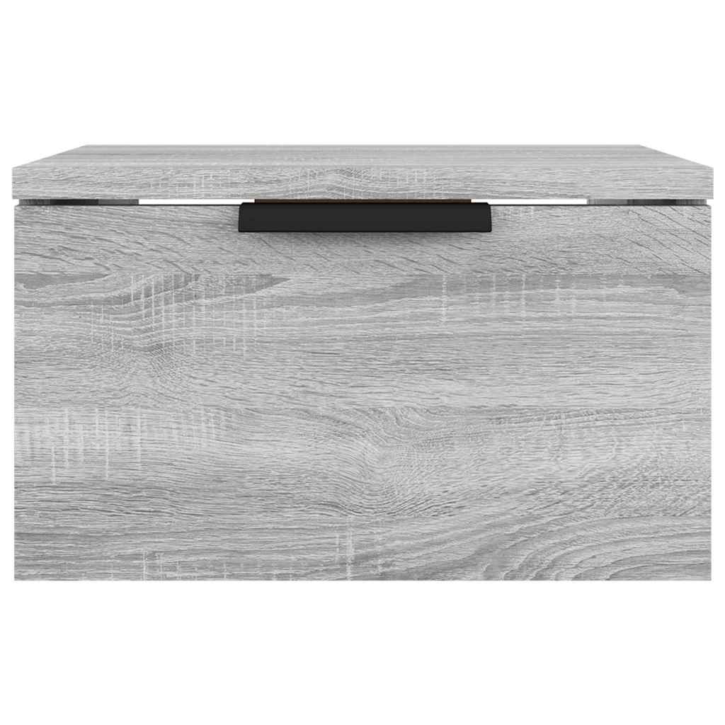 Vidaxl nachtkastje wandgemonteerd 34x30x20 cm grijs sonoma eikenkleur