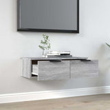 Vidaxl wandkast 68x30x20 cm bewerkt hout grijs sonoma eikenkleurig
