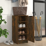 Vidaxl Shoe Cabinet 30x35x70 cm Property Wood Røget eg Farvet