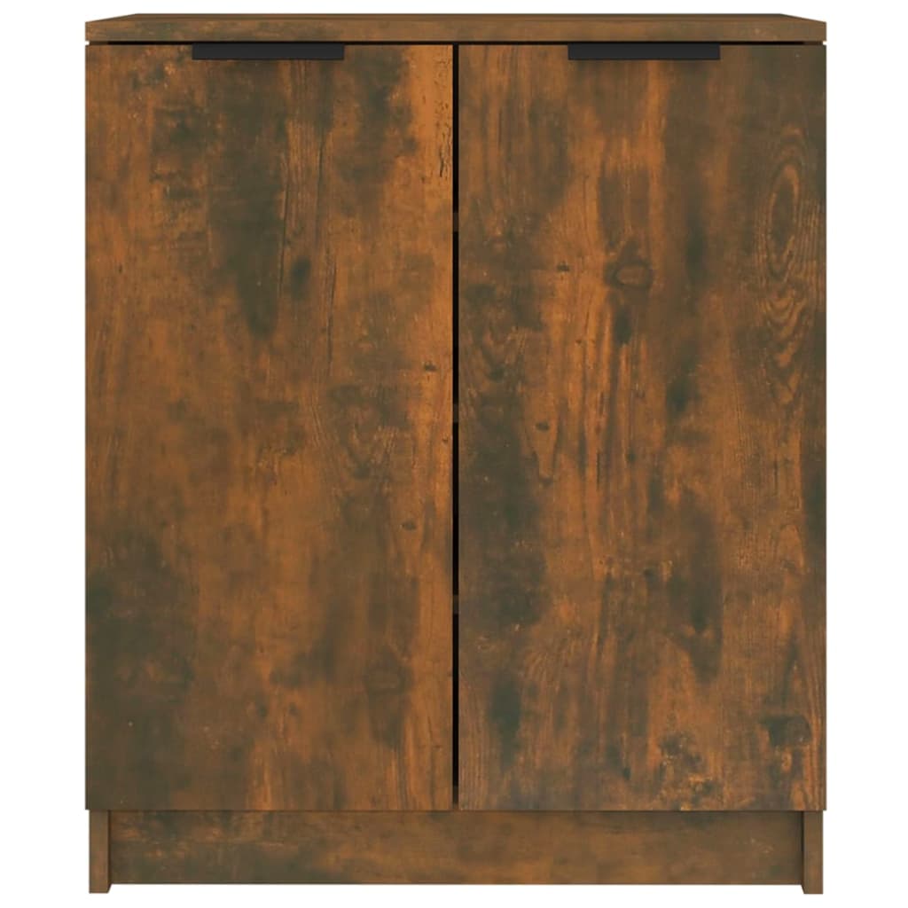 VidaXL Shoe cabinet 59x35x70 cm Properted Wood Smoked Oak colored