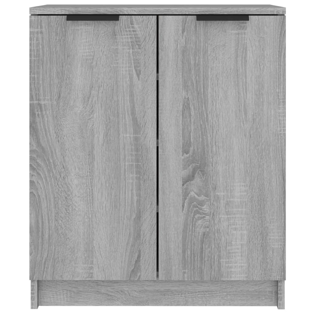 VidaXL shoe cabinet 59x35x70 cm Properted Wood Gray Sonoma Oak colored