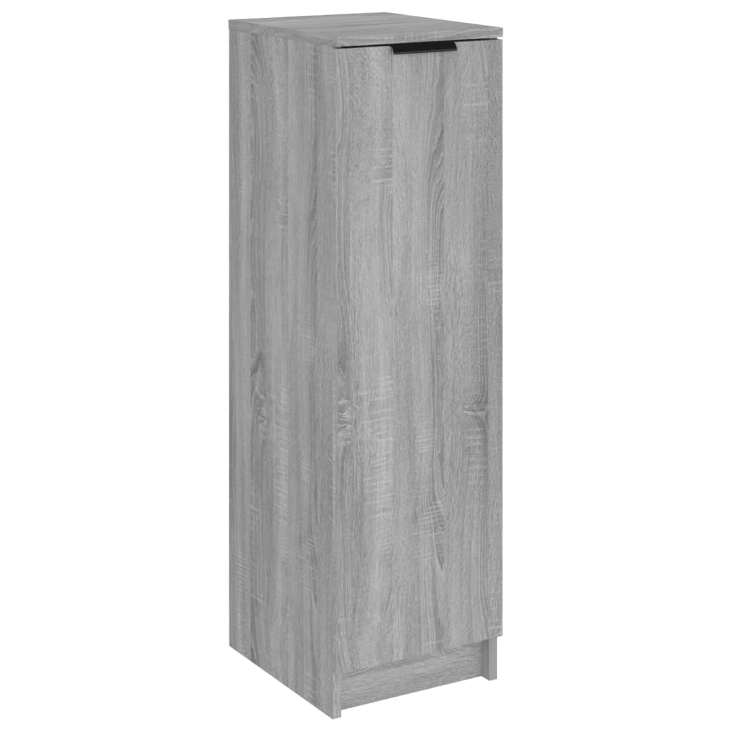 Vidaxl Shoe Cabinet 30x35x100 cm Property Wood Grey Sonoma Oak Color