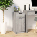 Vidaxl bureaukast 33,5x50x75 cm bewerkt hout grijs sonoma eikenkleurig
