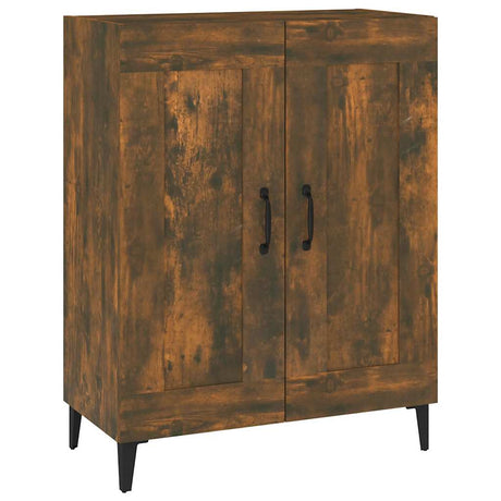 Vidaxl dressoir 69,5x34x90 cm bewerkt hout gerookt eikenkleurig