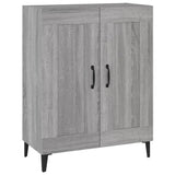 Vidaxl dressoir 69,5x34x90 cm bewerkt hout grijs sonoma eikenkleurig