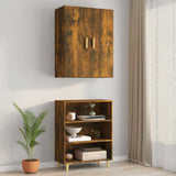 Vidaxl hangkast 69,5x34x90 cm gerookt eikenkleurig