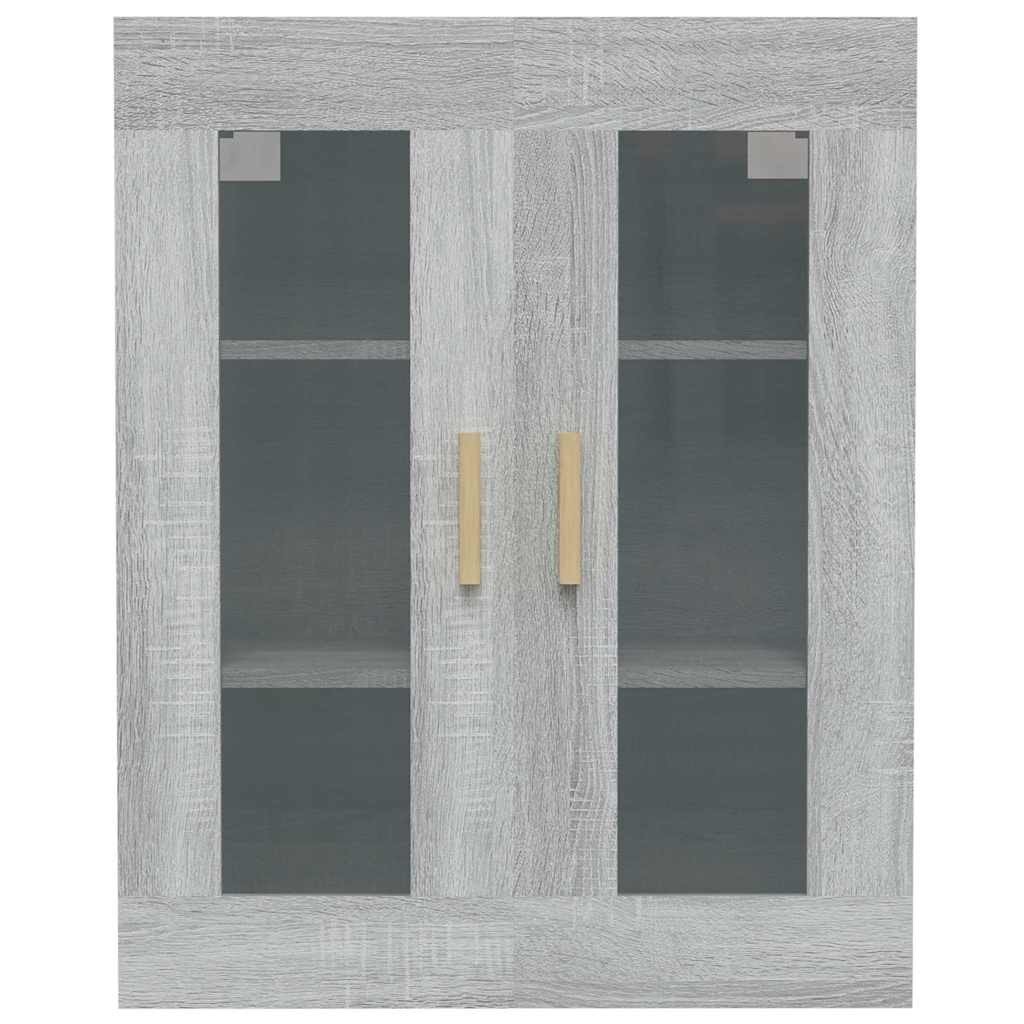 Vidaxl bovenkast 69,5x34x90 cm grijs sonoma eikenkleurig
