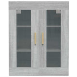 Vidaxl bovenkast 69,5x34x90 cm grijs sonoma eikenkleurig