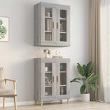 Vidaxl bovenkast 69,5x34x90 cm grijs sonoma eikenkleurig