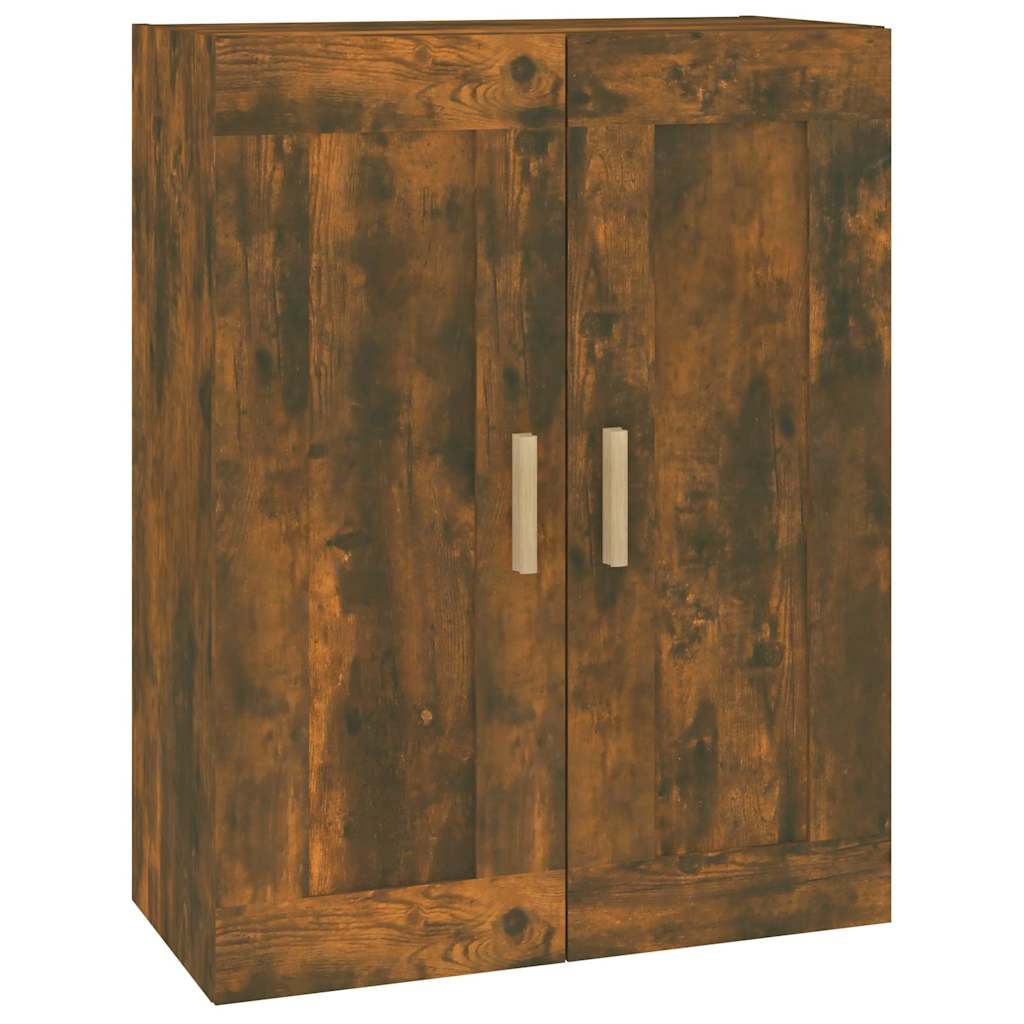 Vidaxl wandkast 69,5x32,5x90 cm bewerkt hout gerookt eikenkleurig