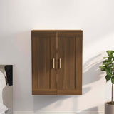 Vidaxl wandkast 69,5x32,5x90 cm bewerkt hout bruin eikenkleur