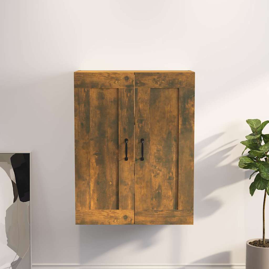 Vidaxl hangkast 69,5x32,5x90 cm gerookt eikenkleurig