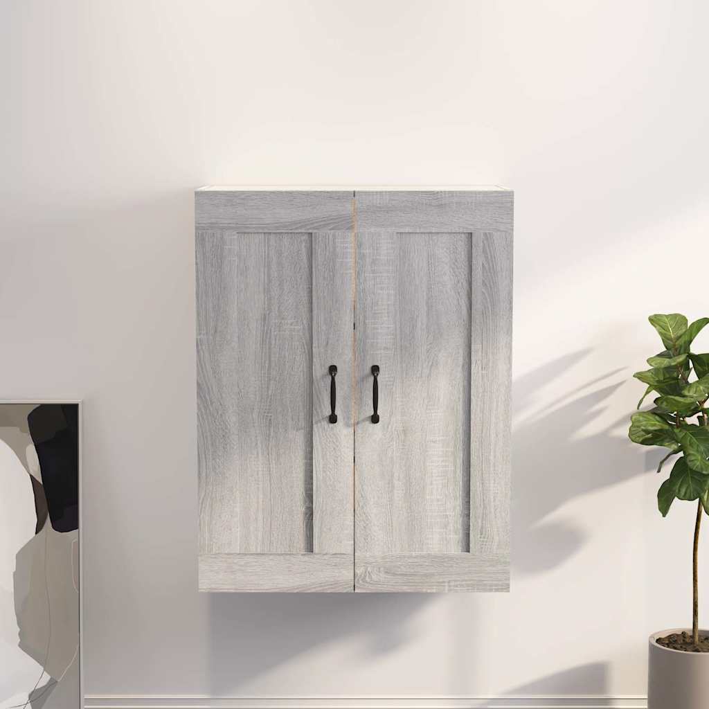 Vidaxl hangkast 69,5x32,5x90 cm grijs sonoma eikenkleurig