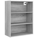Vidaxl hangkast 69,5x32,5x90 cm grijs sonoma eikenkleurig