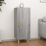 Vidaxl dressoir 34,5x34x90 cm bewerkt hout grijs sonoma eikenkleurig