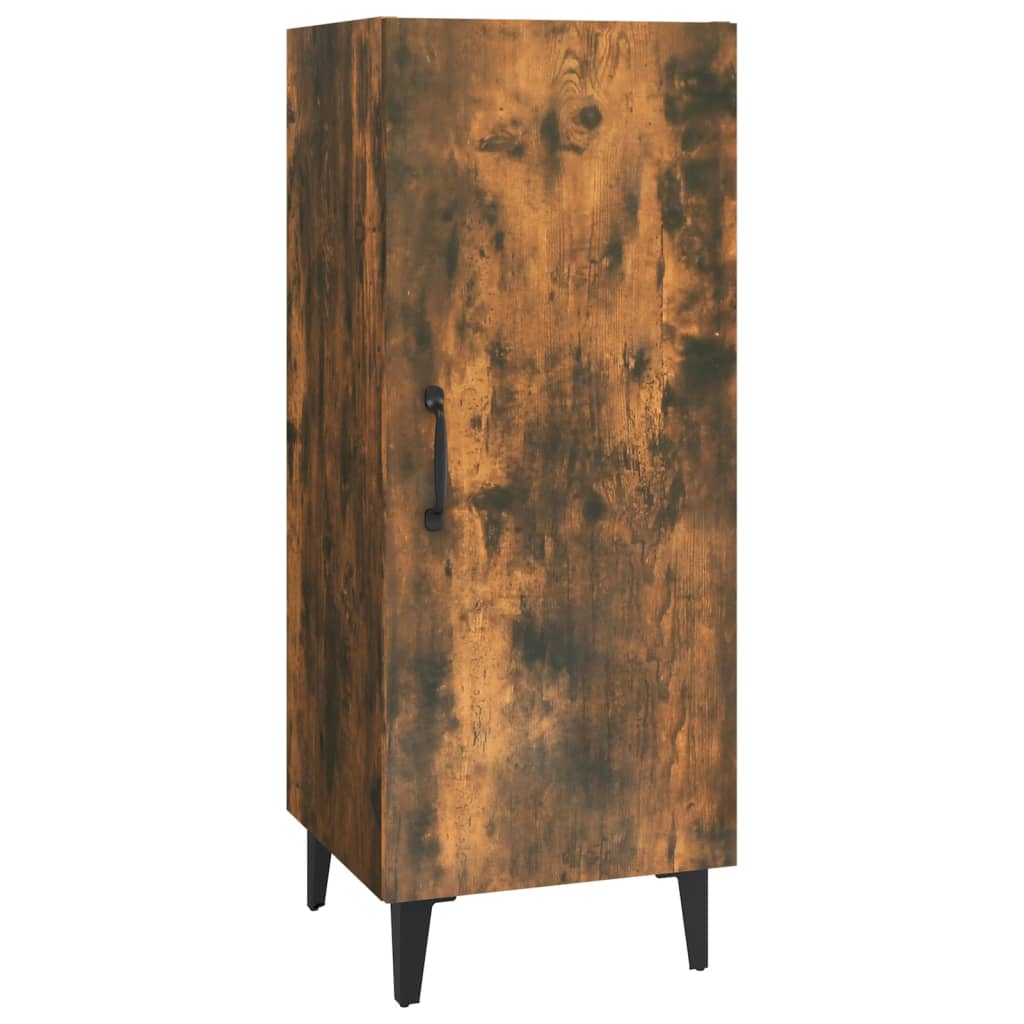Vidaxl dressoir 34,5x34x90 cm bewerkt hout gerookt eikenkleurig
