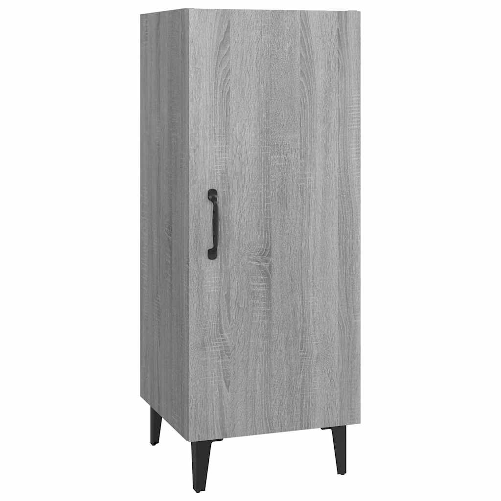 Vidaxl dressoir 34,5x34x90 cm bewerkt hout grijs sonoma eikenkleurig