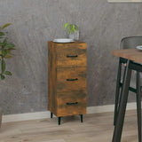 Vidaxl dressoir 34,5x34x90 cm bewerkt hout gerookt eiken