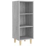 Vidaxl dressoir 34,5x32,5x90 cm bewerkt hout grijs sonoma eikenkleurig