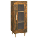 Vidaxl dressoir 34,5x34x90 cm bewerkt hout gerookt eiken