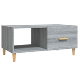 Vidaxl salontafel 89,5x50x40 cm bewerkt hout grijs sonoma eikenkleurig