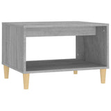 Vidaxl salontafel 60x50x40 cm bewerkt hout grijs sonoma eikenkleurig