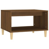 Vidaxl salontafel 60x50x40 cm bewerkt hout bruin eikenkleur