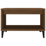 Vidaxl salontafel 60x50x40 cm bewerkt hout bruin eikenkleur