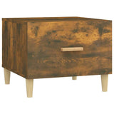 Vidaxl salontafel 50x50x40 cm bewerkt hout gerookt eikenkleurig