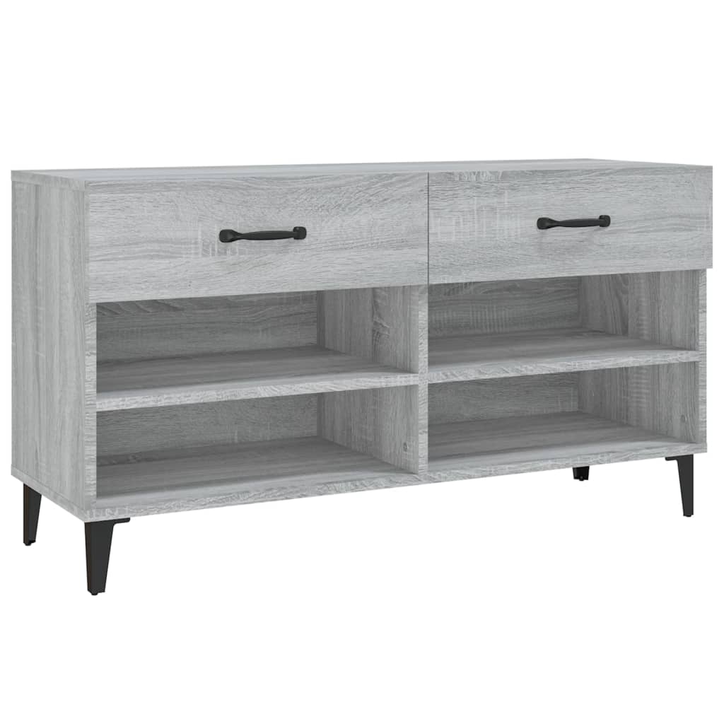 Vidaxl Schong Cabinet 102x35355 cm Expertéiert Holz Grey Sonoma Oakfaarf