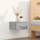 Vidaxl nachtkastje wandgemonteerd 35x35x20 cm grijs sonoma eikenkleur