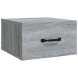 Vidaxl nachtkastje wandgemonteerd 35x35x20 cm grijs sonoma eikenkleur