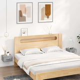 Vidaxl nachtkastjes 2 st wandgemonteerd 35x35x20 cm grijs sonoma eiken