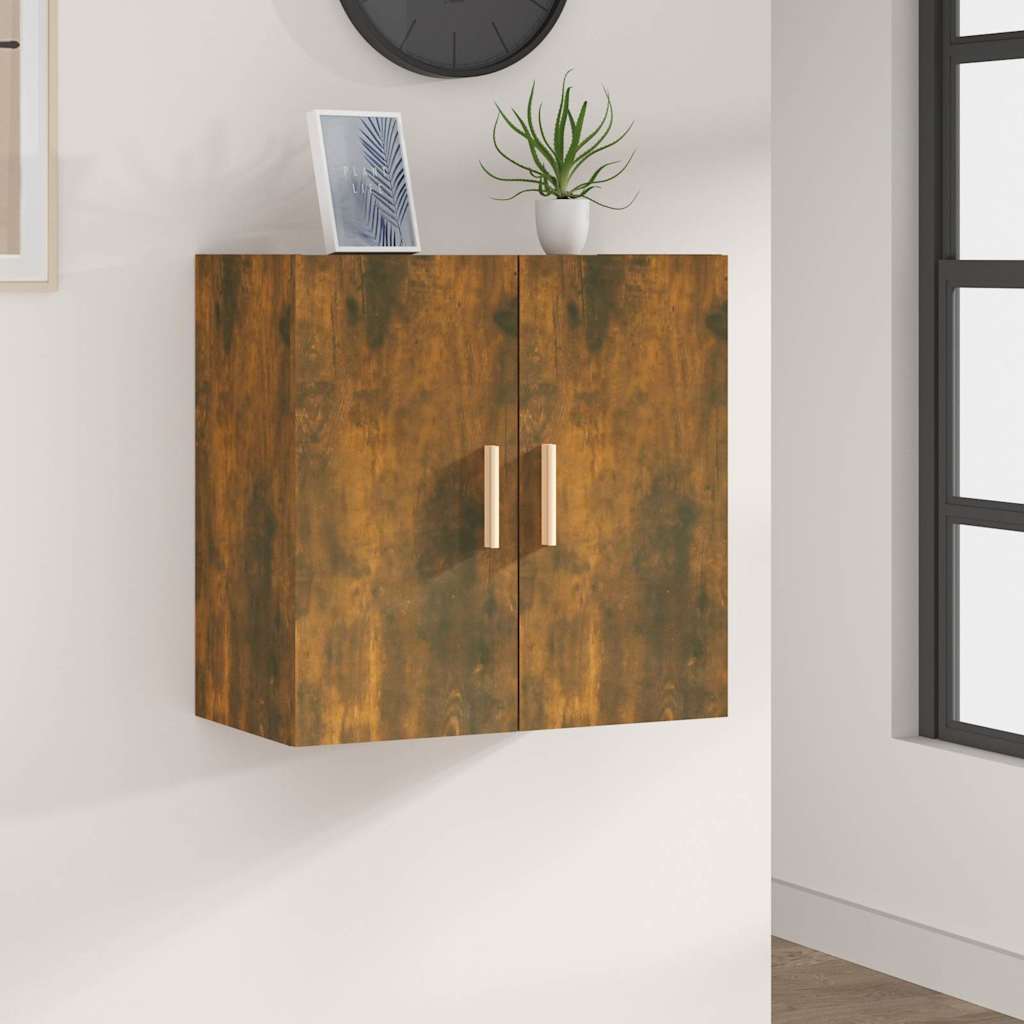 Vidaxl wandkast 60x30x60 cm bewerkt hout gerookt eikenkleurig