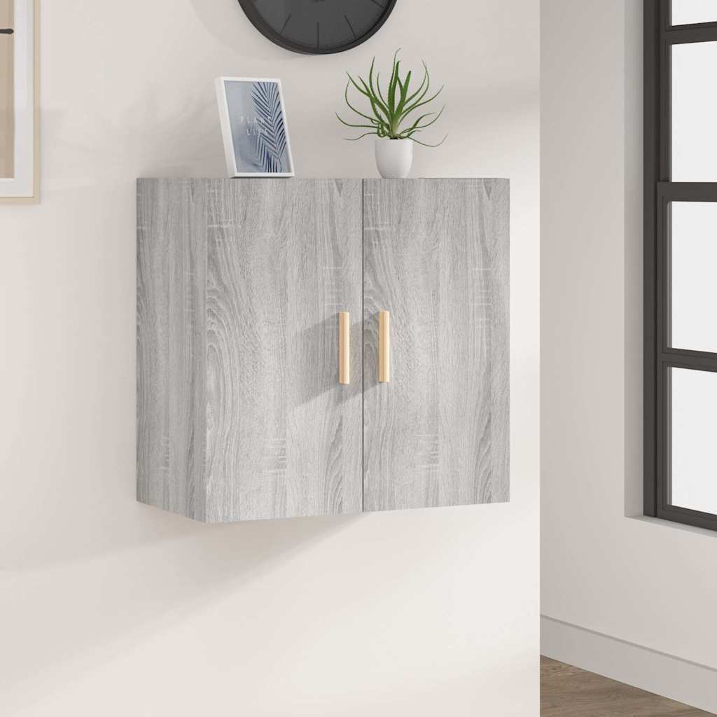 Vidaxl wandkast 60x30x60 cm bewerkt hout grijs sonoma eikenkleurig