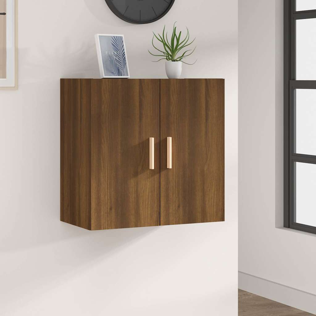 Vidaxl wandkast 60x30x60 cm bewerkt hout bruin eikenkleur