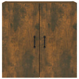 Vidaxl wandkast 60x31x60 cm bewerkt hout gerookt eikenkleurig