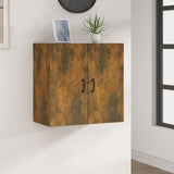 Vidaxl wandkast 60x31x60 cm bewerkt hout gerookt eikenkleurig