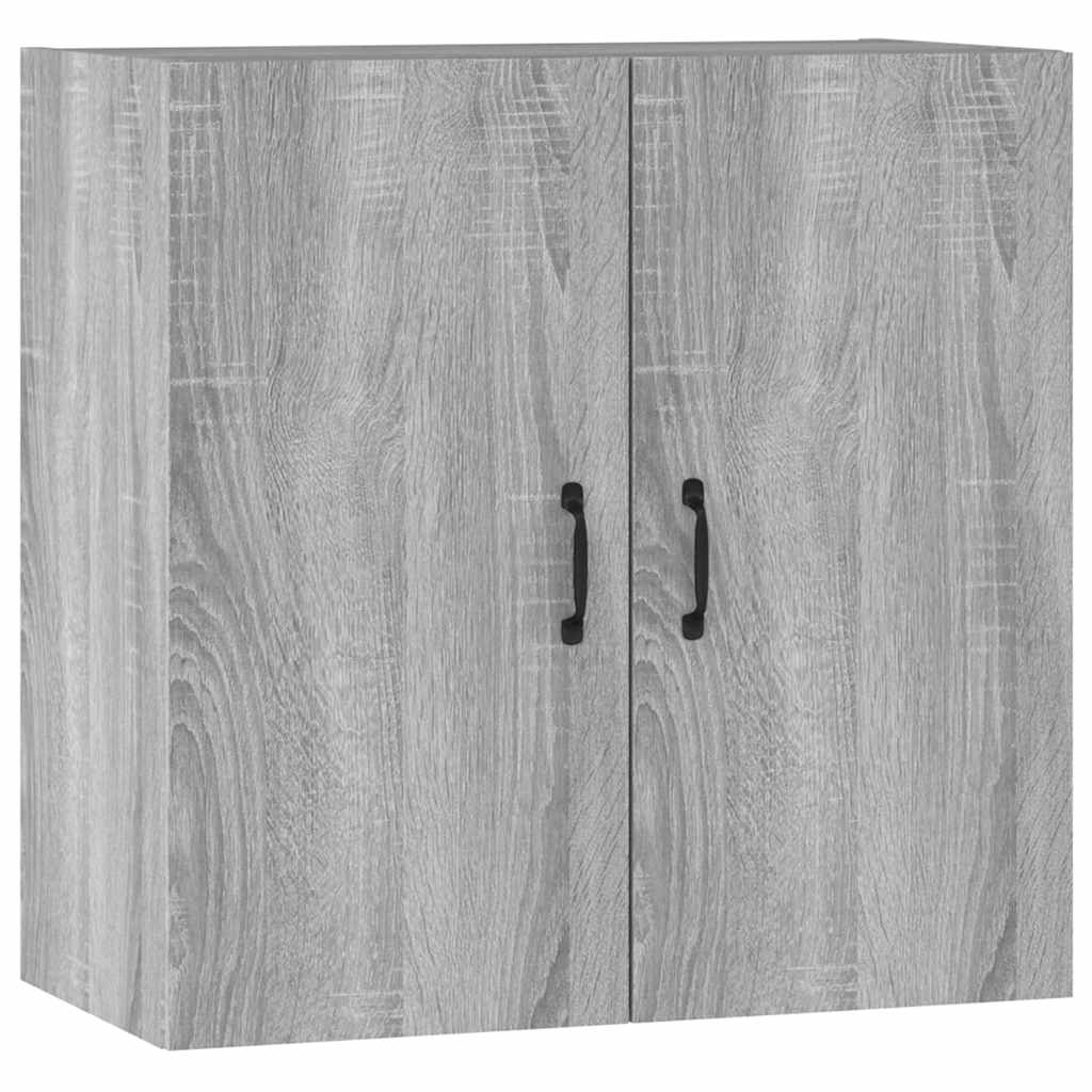 Vidaxl wandkast 60x31x60 cm bewerkt hout grijs sonoma eikenkleurig