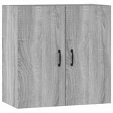 Vidaxl wandkast 60x31x60 cm bewerkt hout grijs sonoma eikenkleurig