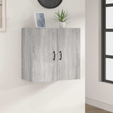 Vidaxl wandkast 60x31x60 cm bewerkt hout grijs sonoma eikenkleurig